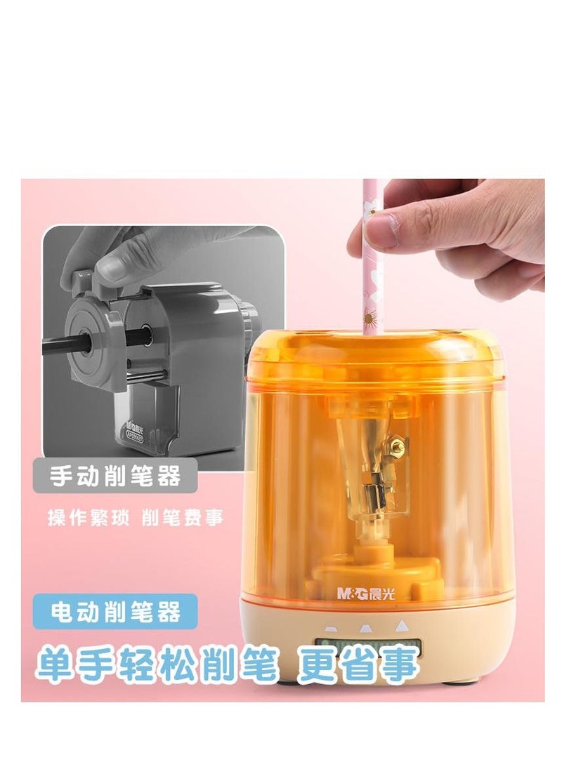 M&G - M&G Chenguang automatic pencil sharpener electric pencil sharpener - 1pcs - No:APS906J1 - Image 1