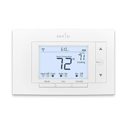 Emerson Sensi Wi-Fi Smart Thermostat for Smart Home, Pro Version, Works with Alexa, Energy Star Certified - Image 1