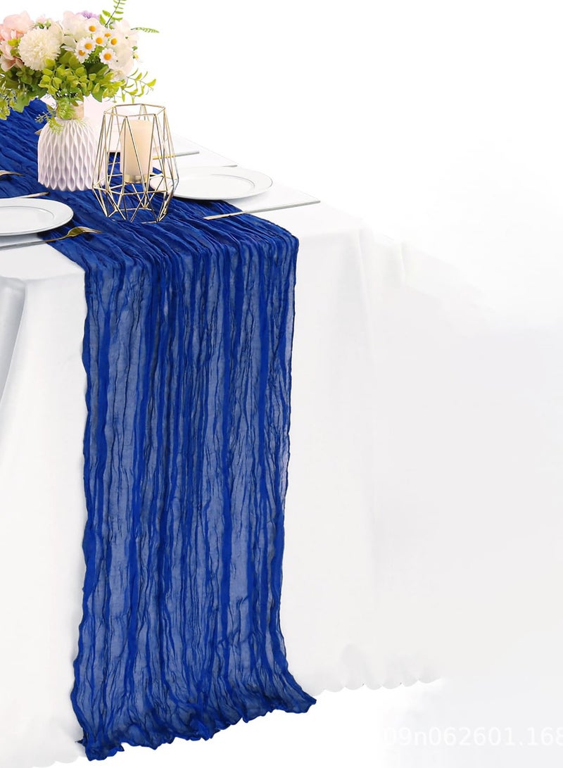 bbet Table Runner Chessian Tablecloth for Wedding Reception Bridal Shower Party Decoration Table Centerpiece 90*300CM - Image 1