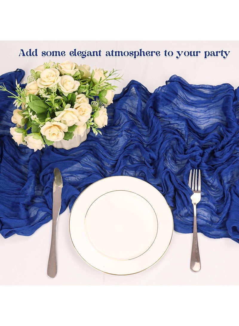 bbet Table Runner Chessian Tablecloth for Wedding Reception Bridal Shower Party Decoration Table Centerpiece 90*300CM - Image 5