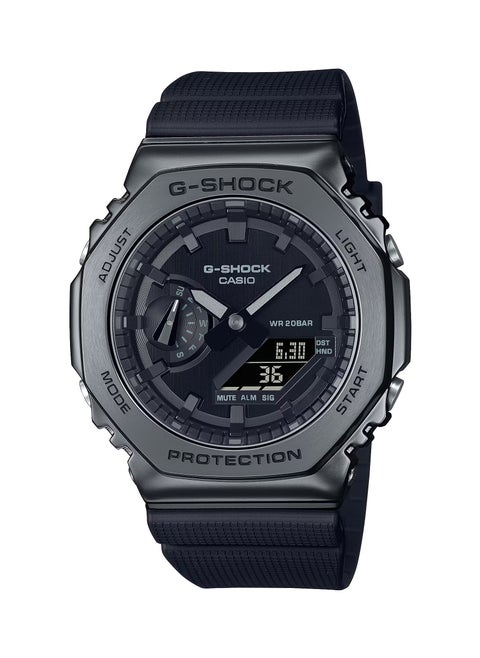 G-shock Men's Watch GM-2100BB-1A Metal Bezel Finished in Black Ion Plating 200m Water Resistance Watch