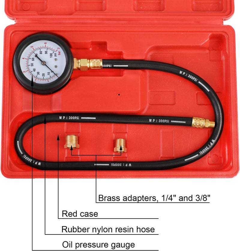 YSTOOL Professional Oil Pressure Gauge Kit - Image 2