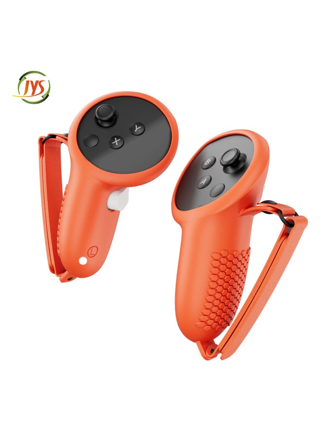 Generic JYS Handle Controller Silicone Sleeve For Meta Quest 3 VR 3 Handle Protection Silicone Sleeve-Product Color:orange  - Image 4