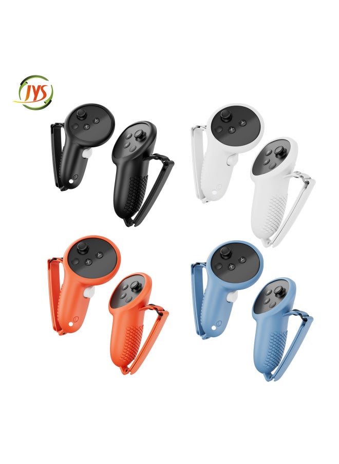 Generic JYS Handle Controller Silicone Sleeve For Meta Quest 3 VR 3 Handle Protection Silicone Sleeve-Product Color:orange  - Image 2