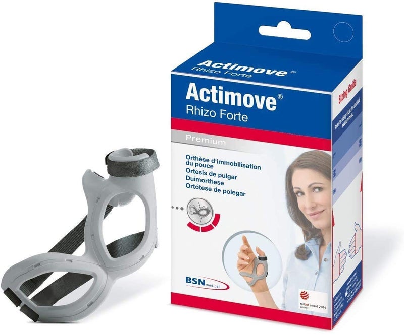 Actimove Professional Line Rhizo Forte Thumb Brace Right Gray Large - Image 3