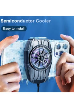 Angmei Cell Phone Cooler Fun Cooler Universal Mobile Phone Cooler Fan Ultra-Quiet Low Noise Simple Installation Cellphone Semiconductor Radiator  - Image 1