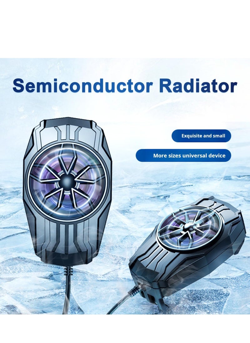 Angmei - Cell Phone Cooler Fun Cooler Universal Mobile Phone Cooler Fan Ultra-Quiet Low Noise Simple Installation Cellphone Semiconductor Radiator - Image 1