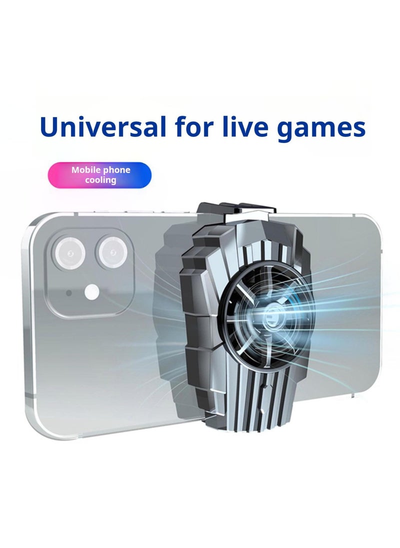 Angmei - Cell Phone Cooler Fun Cooler Universal Mobile Phone Cooler Fan Ultra-Quiet Low Noise Simple Installation Cellphone Semiconductor Radiator - Image 1