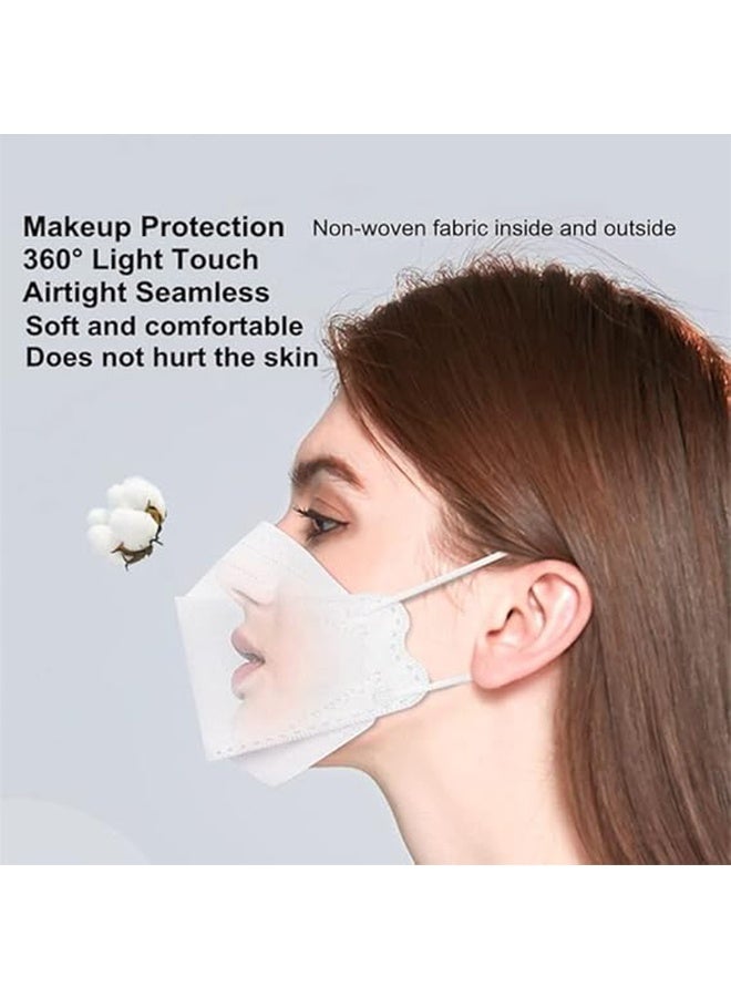 Ba Love 20 Pcs KF94 White Face Masks for Adults, 4-Ply Protective Masks, 3D Design with Soft Ear Loops, Comfortable & Breathable Daily Use Mask - Image 5