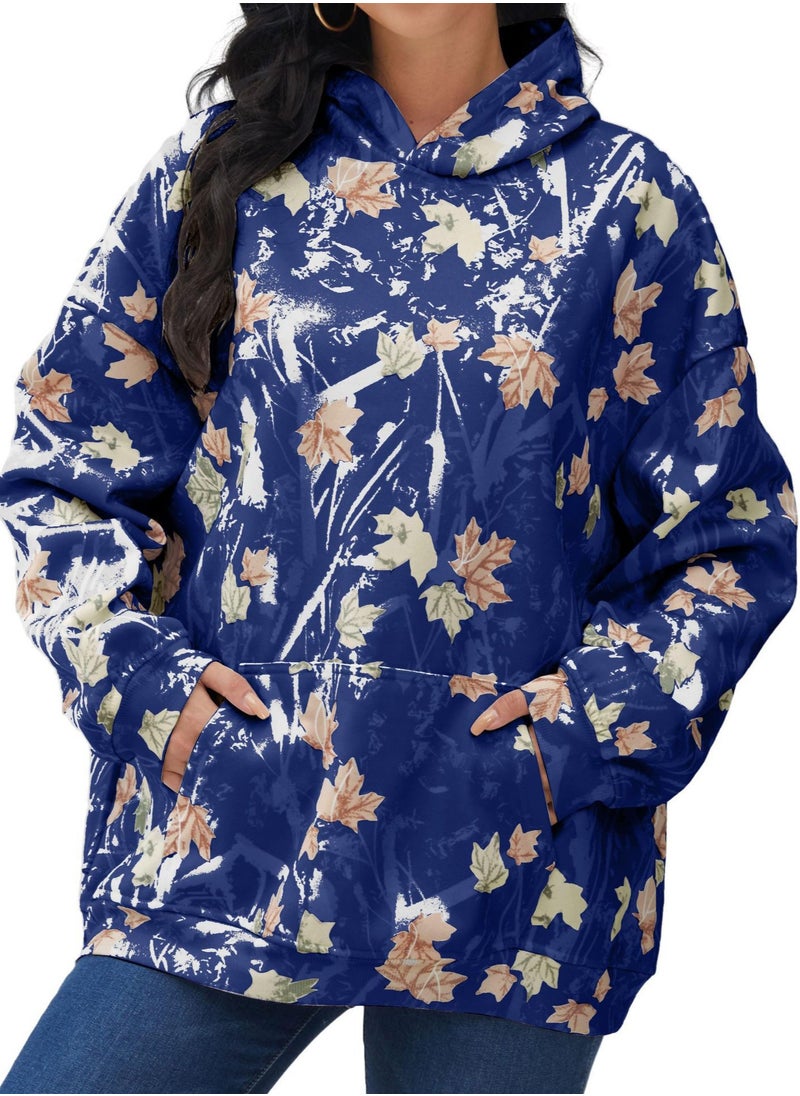 KUYING - 2024 Women's Velvet Printed Hoodie - Image 1