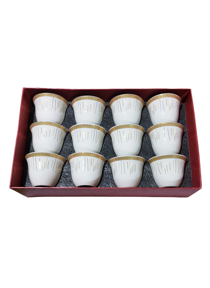 12-Piece Arabic Coffee Cup Set White/Gold - pzsku/ZDA1062B21006E4A935BAZ/45/_/1707541124/030575bf-d436-411c-8d96-5a1c1706b348