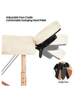 Cool Baby Portable Spa Bed Folding Facial Adjustable Lash Tattoo Table with Headrest Armrest  - Image 2