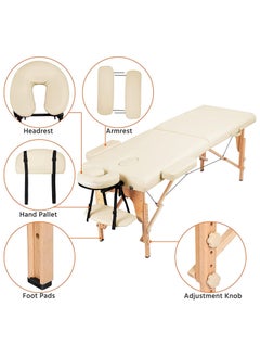Cool Baby Portable Spa Bed Folding Facial Adjustable Lash Tattoo Table with Headrest Armrest  - Image 3