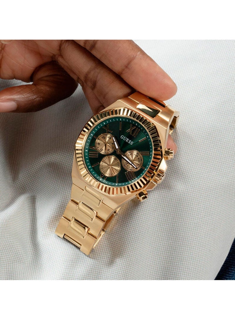 GUESS Mens Gold Tone Multi-function Watch - GW0703G2 - Image 5