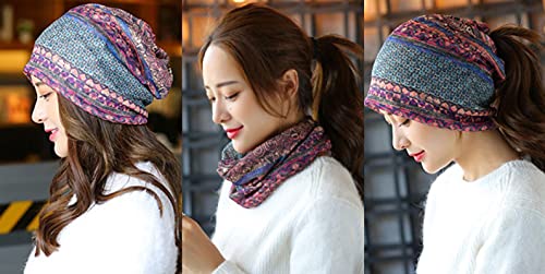 Qunson 3 Pack Womens Baggy Slouchy Beanie Chemo Hat Cap Cancer Headwear - Image 4