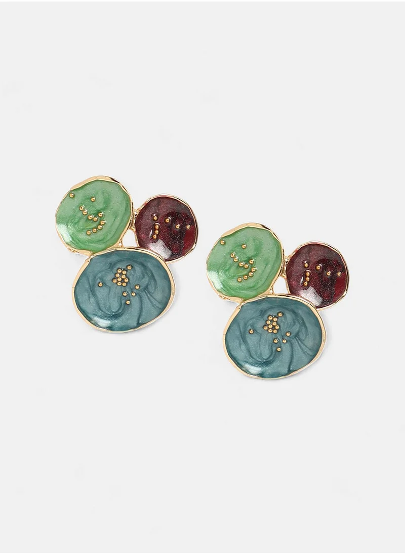 سوهي Contemporary The Medium Lilypad Studs