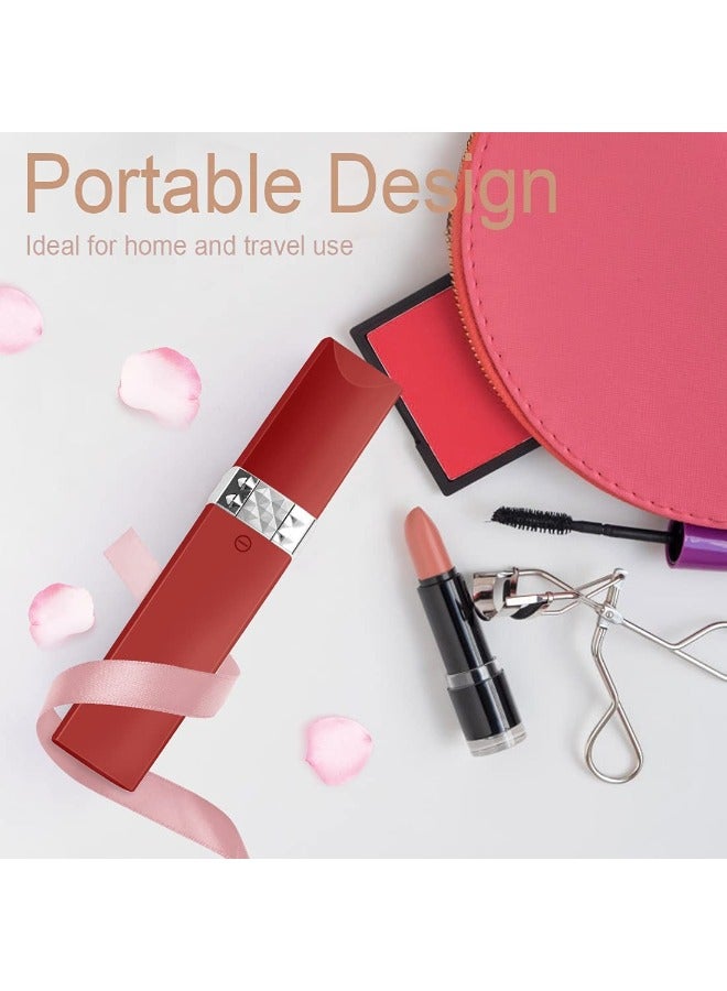 K.SKIN Facial Hair Removal for Women, Painless Touch & Waterproof Shaver Razor Flawless Women's Hair Remover for Peach Fuzz Fine Hair Face Upper Lip Chin (Red) - Image 5