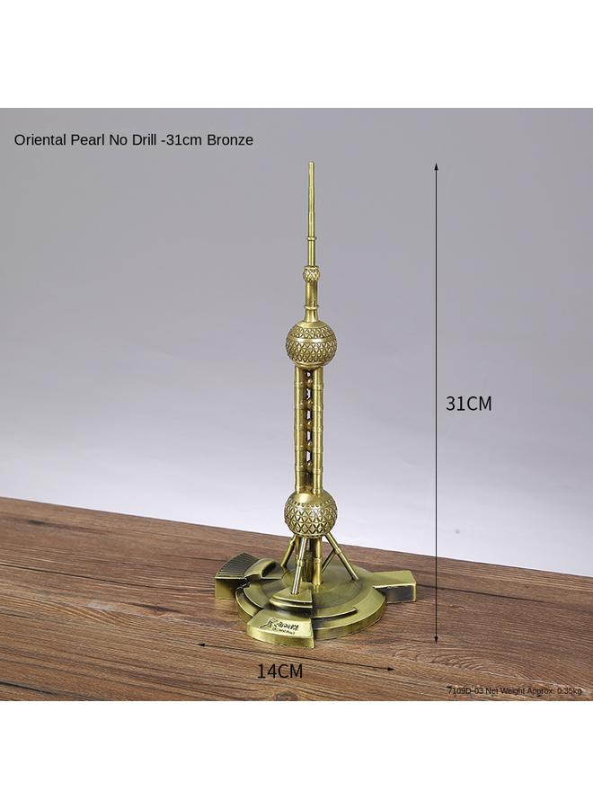 Bluejw Wholesale Shanghai Oriental Pearl Tower Building Model Living Room TV Cabinet Wine Cabinet Decorations Tourist Souvenirs Ornaments - Image 1