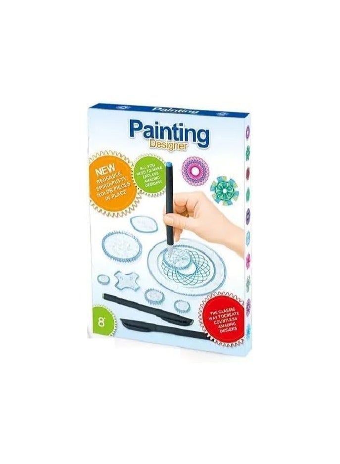 بلومنغ تايم مجموعة تصميم مخطط التنفس رسم رسم فني للأطفال - Image 1