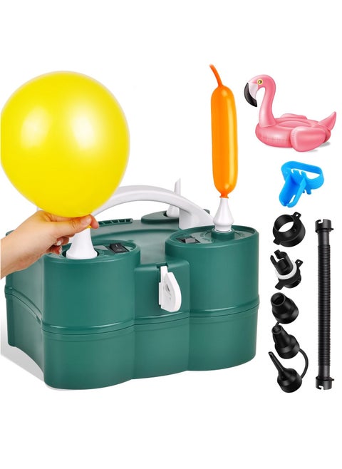 Electric Balloon Pump, 3-in-1 Air Pump for Inflatables and Balloons, Quick-Fill Inflator Deflator for Pool Floats Air Mattress Inflatables