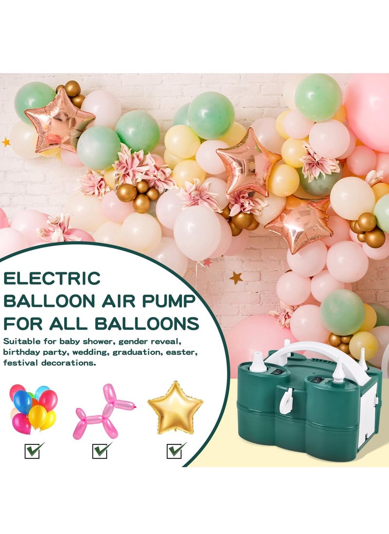 Gerenic - Electric Balloon Pump, 3-in-1 Air Pump for Inflatables and Balloons, Quick-Fill Inflator Deflator for Pool Floats Air Mattress Inflatables - Image 1