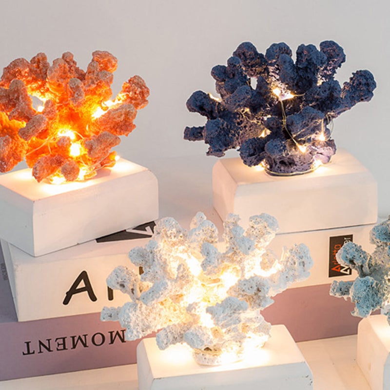 1pc Home Scene Layout Prop Artificial Coral Simulated Resin Coral Adornment - Image 1
