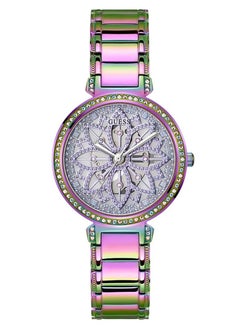 GUESS Guess Womens Lily Multicolour Tone Floral Dial Watch -  GW0528L4  - Image 1