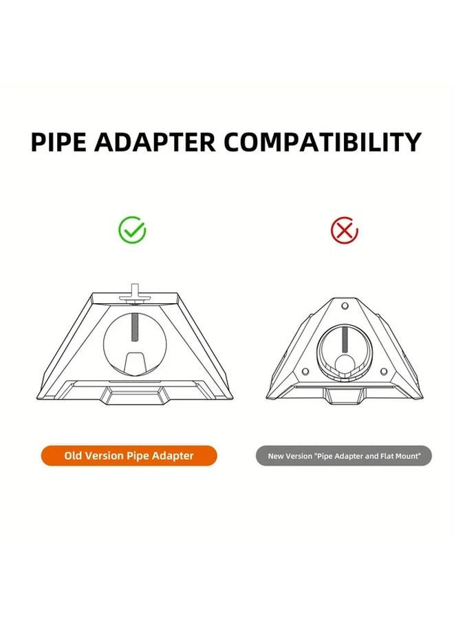 Starlink Mini Tripod Mount Pipe Adapter Aluminum Alloy Compact Portable Adjustable Height - Image 3