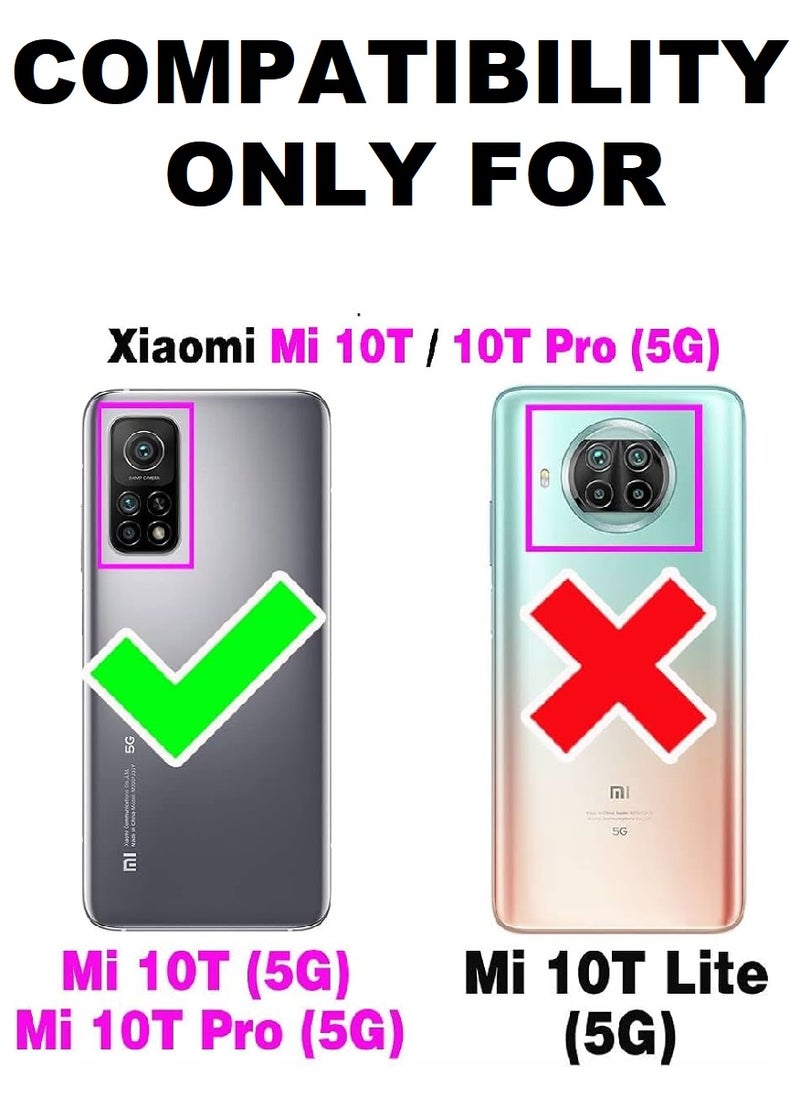 Tempered Glass Screen Protector Clear Designed For Xiaomi Mi 10T Pro Full Screen Coverage And Bubble Free