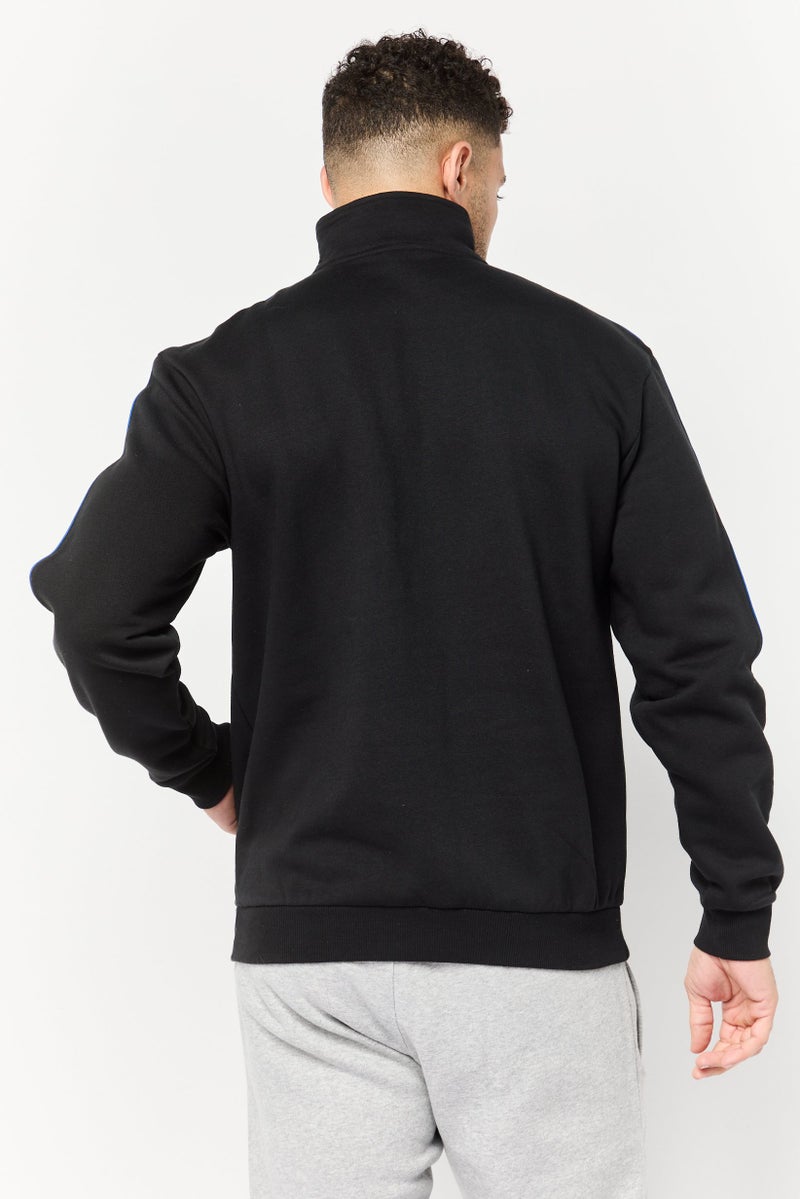 Reebok Men Sportswear Fit Long Sleeve Outdoor Sweatshirt, Black - Image 2
