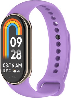 ZORE Xiaomi Mi Band 8 Series Classic Strap Silicone Strap-Lilac  - Image 5