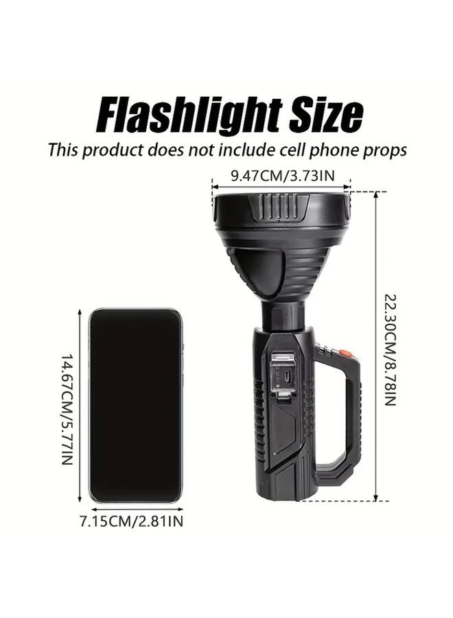 Bright Flashlight 1pc USB Rechargeable Portable Lantern 3 Modes Emergency Light - Image 4