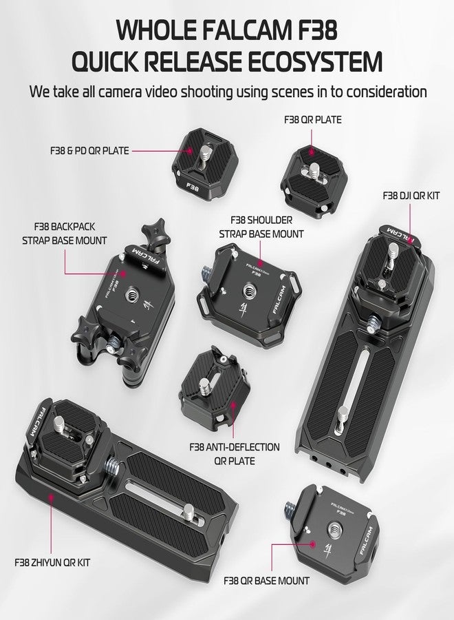 FALCAM F38 Quick Release Plate Compatible with PD Capture Camera Clip V3 and F38 Backpack Clip (Plate Only) - 2465 - Image 5