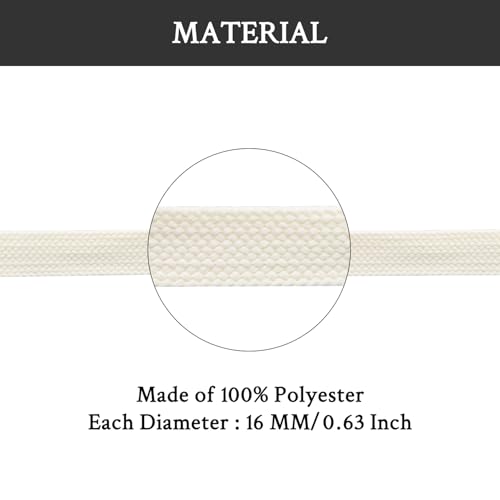 Endoto Fat Shoelaces for Adidas Campus 00s,16MM Chunky Thick Flat Wide Jumbo Shoe Laces Replacement Laces for Sneaker shoes(Color:Beige,Size:54Inch) - Image 3