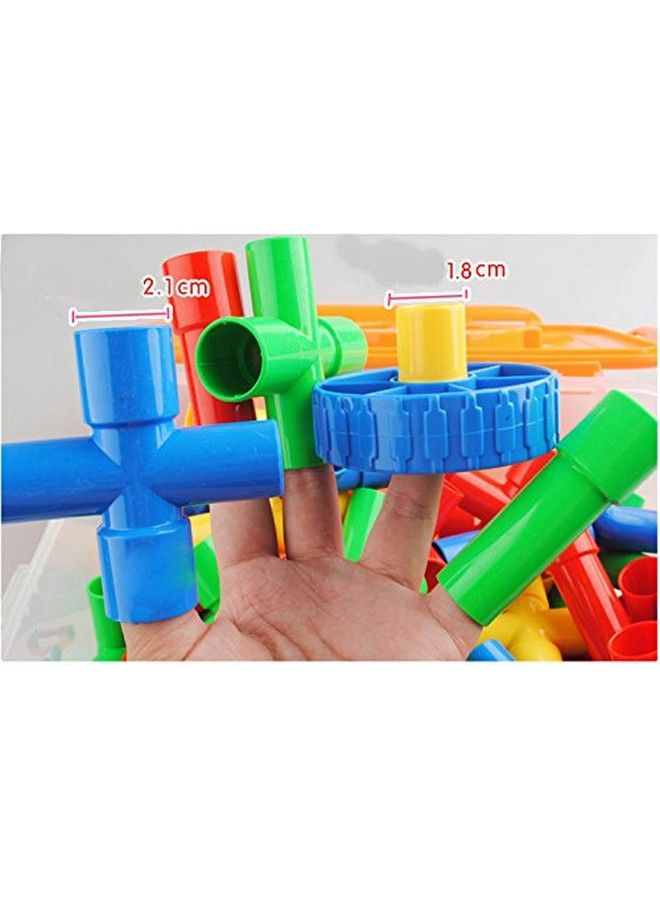 Magicwand Hot Assembling Abs Plastic Water Pipe Plastic Building Blocks (Multi Color) - Image 3