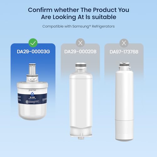 GLACIER FRESH Replacement for DA29-00003G Water Filter, Compatible with Samsung* Aqua-Pure Plus, DA29-00003F, DA29-00003B, HAFCU1, RFG237AARS, FMS-1, RS22HDHPNSR, RSG257AARS, WSS-1, 3 Pack - Image 2