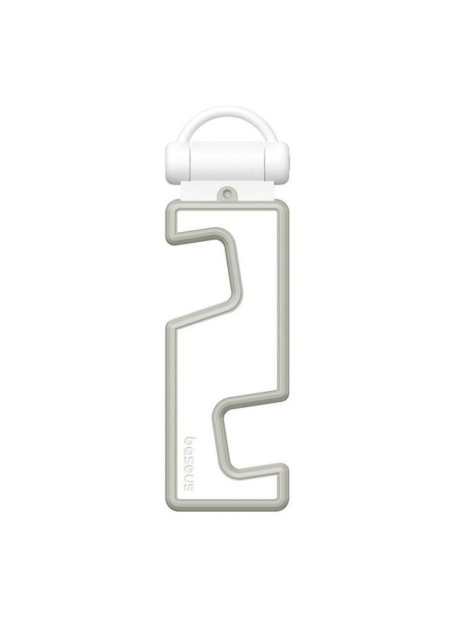 Baseus Portable Series Folding Phone Stand - Moon White - Image 1
