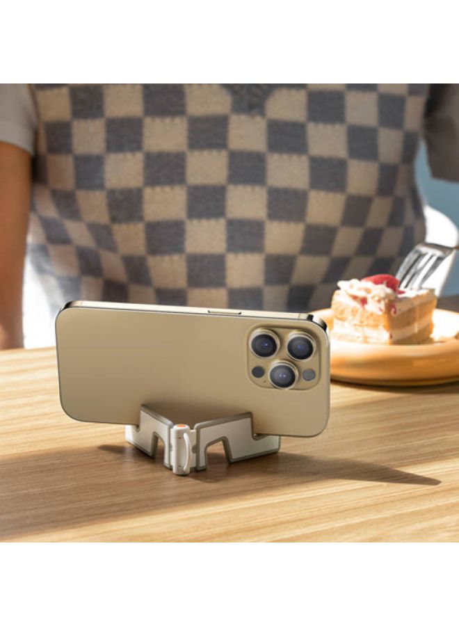 Baseus Portable Series Folding Phone Stand - Moon White - Image 3