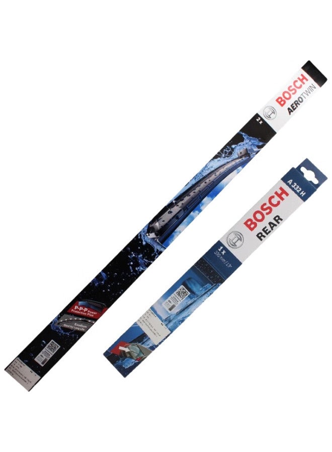 BOSCH شفرات المساحات الأمامية والخلفية / مجموعة المساحات الخلفية (لسيارة بورش كايين بعد 2018) - Image 1