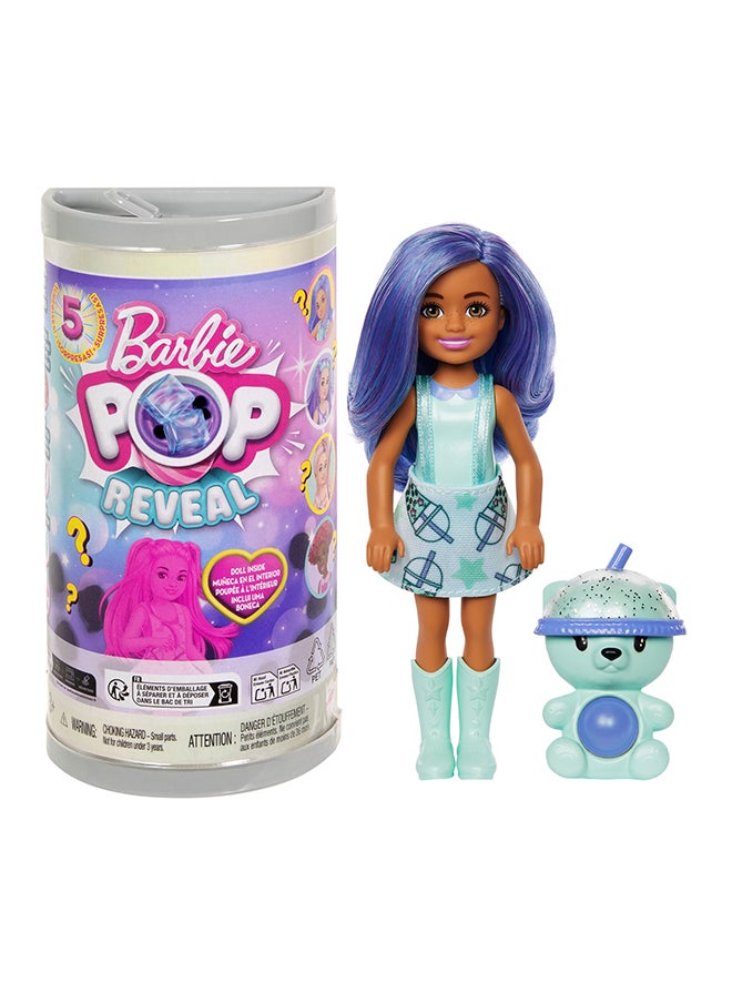 Chelsea Pop Reveal Bubble Tea Series Doll with Tea Can-Inspired Package & 5 Surprises Including Scented Small Doll & Pop-It Pet (Styles May Vary) - pzsku/ZDA11B118A5464D47D3CFZ/45/_/1729765347/7659c7df-439d-4623-9064-cbd17e97314e