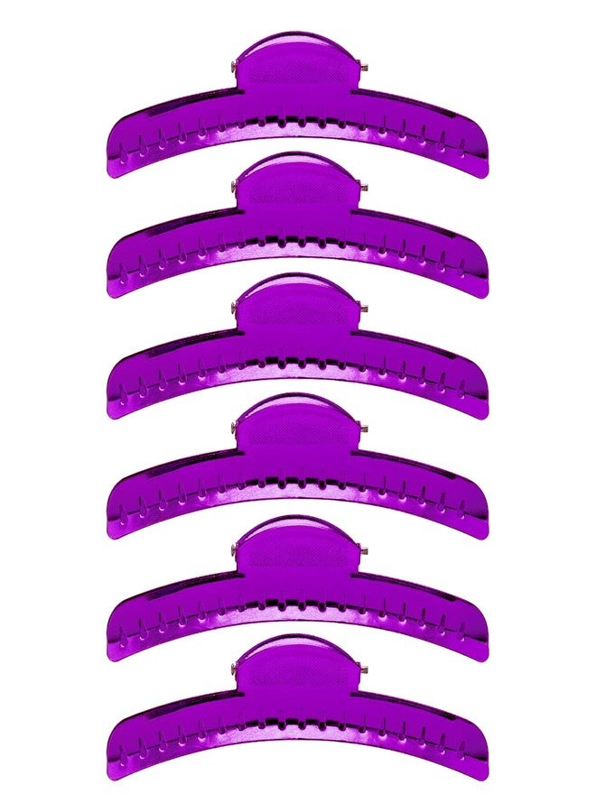 Vintage of Metal Finger Wave Hair Clips Clamps Aluminum Tip Finger Hair Clips Modeling Clamps Suitable for home and outdoor (12PCS Purple) - Image 2