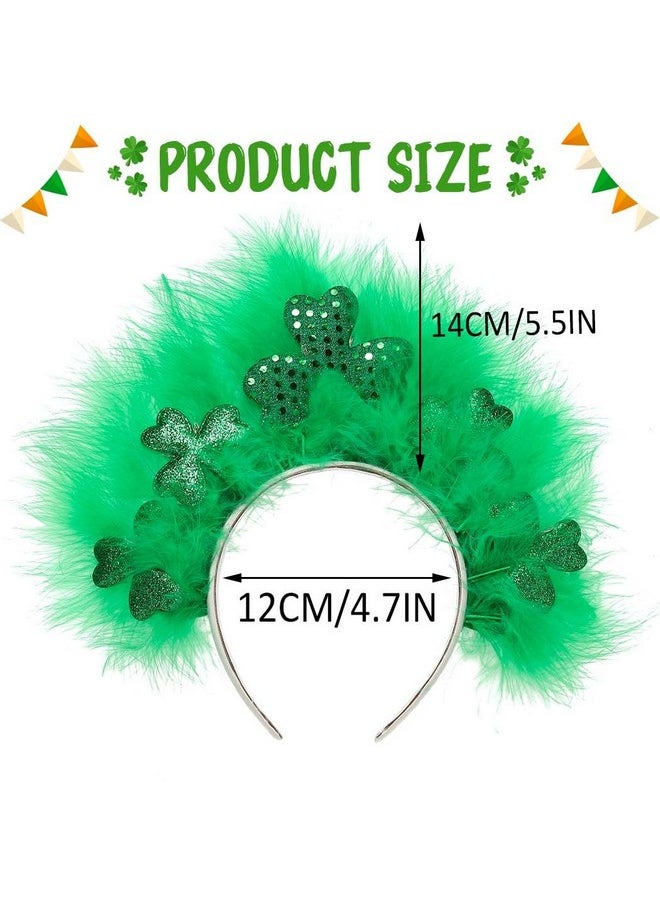 St Patrick'S Day Headband Light Up Shamrock Head Band Green Feather Led Irish Hair Band Festival Party Costume Hair Accessories For Women And Girls - pzsku/ZDA11D7030454B7098583Z/45/_/1735567012/8499c4c2-cf0f-4a4b-9c6a-d9402363ee09