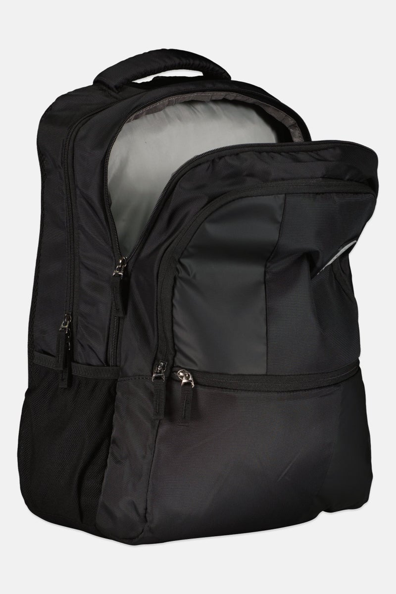 Lavie حقيبة ظهر للرجال بشعار العلامة التجارية، سوداء - Image 3