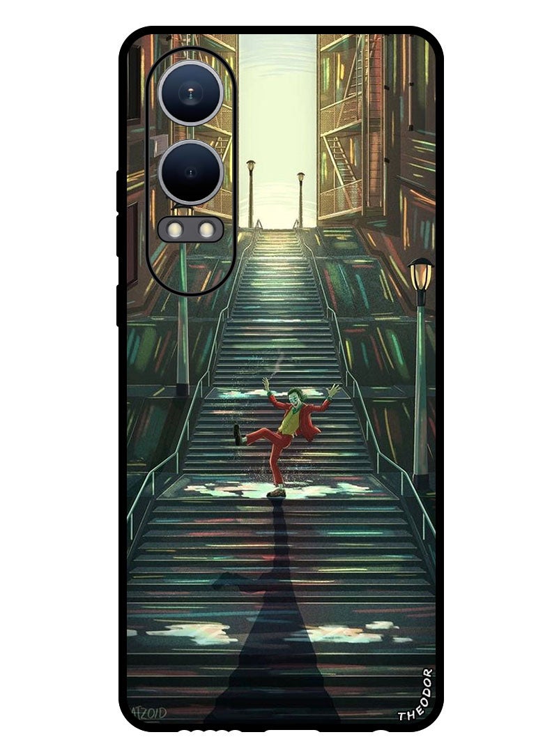 Theodor Protective Case Anti Scratch Shock Proof Bumper Cover For OnePlus Nord CE4 Lite Joker on stairs - Image 1