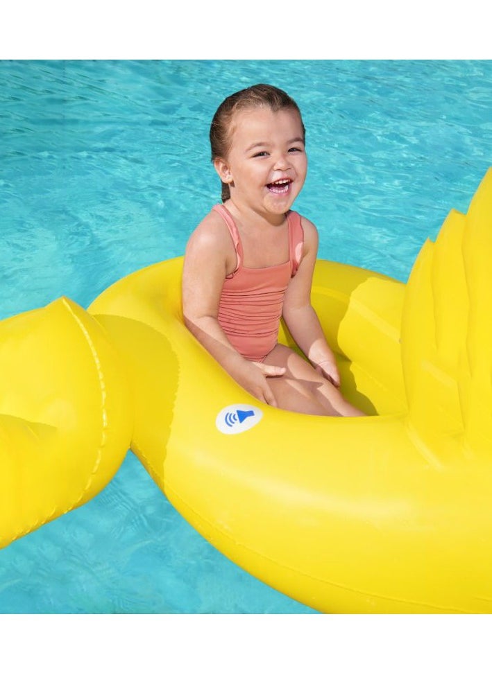 Bestway - BESTWAY Funspeakers Duck Baby Boat1.02m x 99cm 26-34151 - Image 1