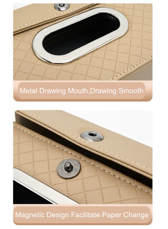 Generic High Quality Generic Car Tissue Box Holder Case  - Image 3