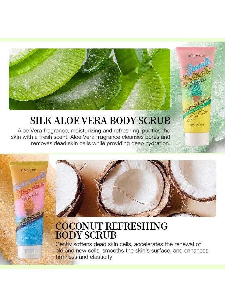 Kormesic فرك الجسم الطازج جوز الهند-تقشير لطيف - Image 2