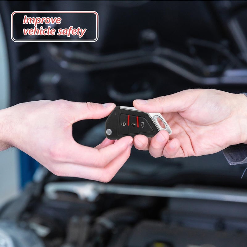 Pretwozoom Car Alarm Security System Keyless Entry Remote Starter For Minivans Sedans With Central Locking Anti Theft Vehicle Protection Easy Installation Compatible With Multiple Black - Image 5