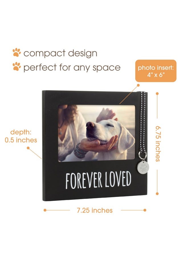 pearhead Pearhead Forever Loved Pet Keepsake Picture Frame, Photo Frame for Pet Owners and Dog Lovers, Ideal Memorial Gift for Loss of Dog and Pet Remembrance, Wall Mount And Tabletop Frame, Black  - Image 3