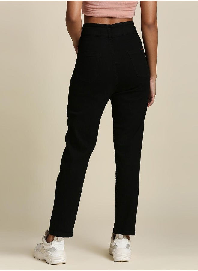 HIGH STAR Women Black High-Rise Stretchable Jeans  - Image 2